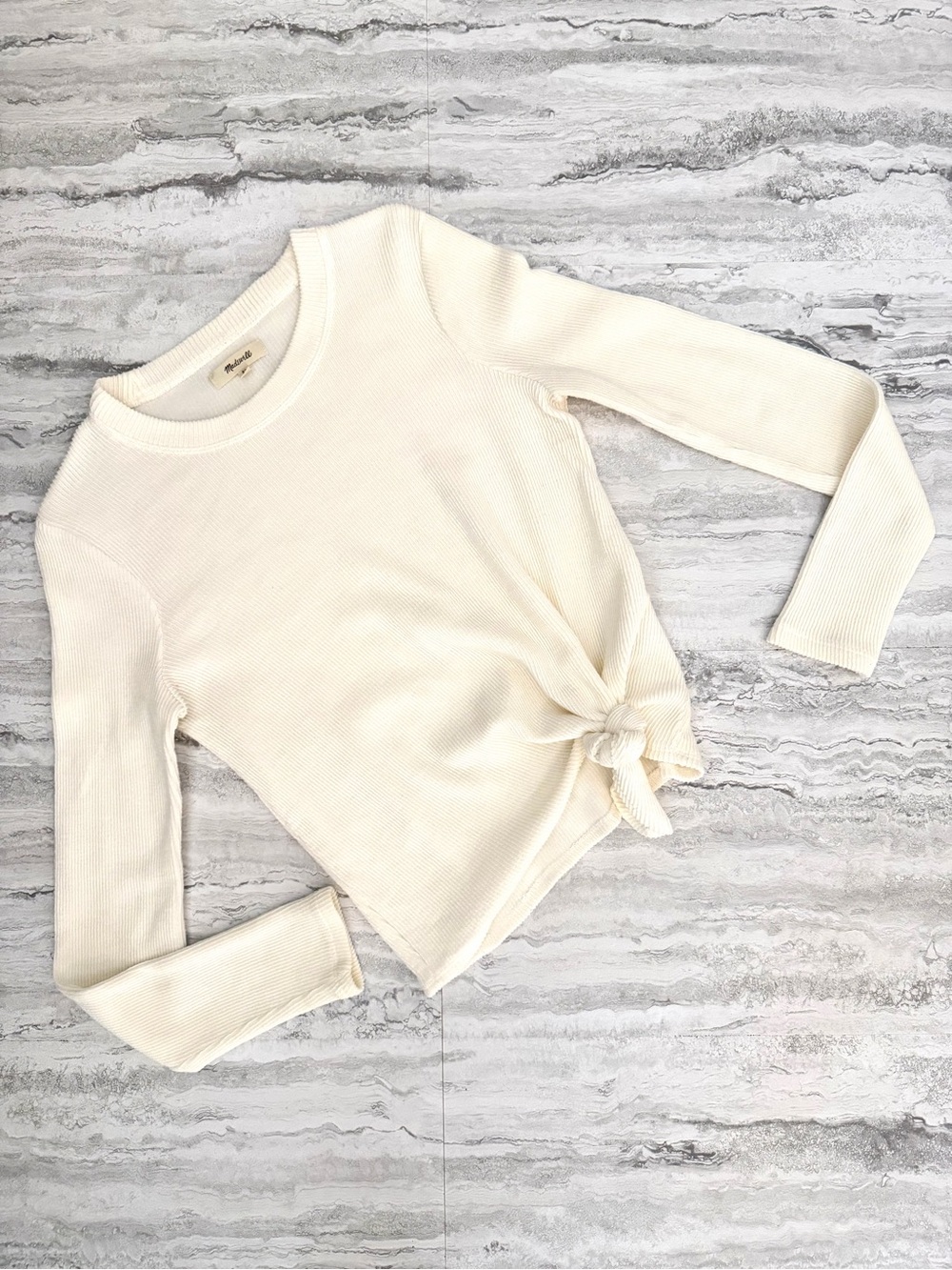 MADEWELL Ribbed Knot Top